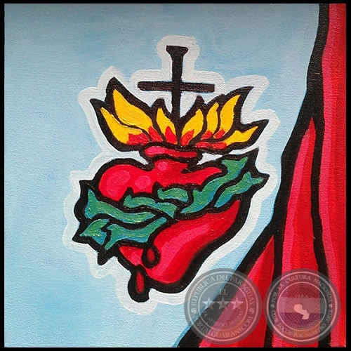 Sagrado Corazón - Obra de Yuyo Oviedo